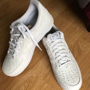 Mens Croc Skin Air Force Ones